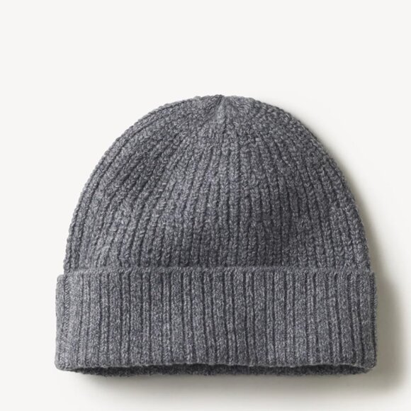 Basic Beanie - Charcoal, One Size Fits Most Pull-On Knit Hat